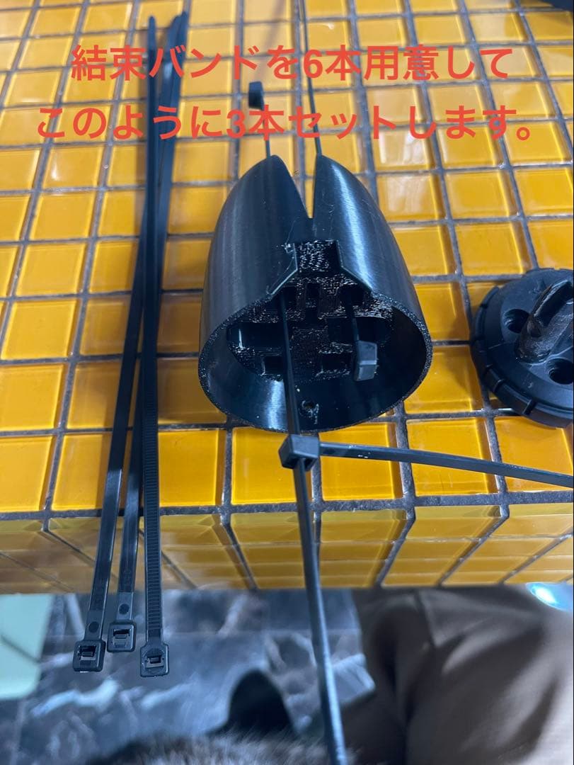 Foil Drive v2 モーター　取付可能　簡単　結束バンドで水抵抗も少ない
