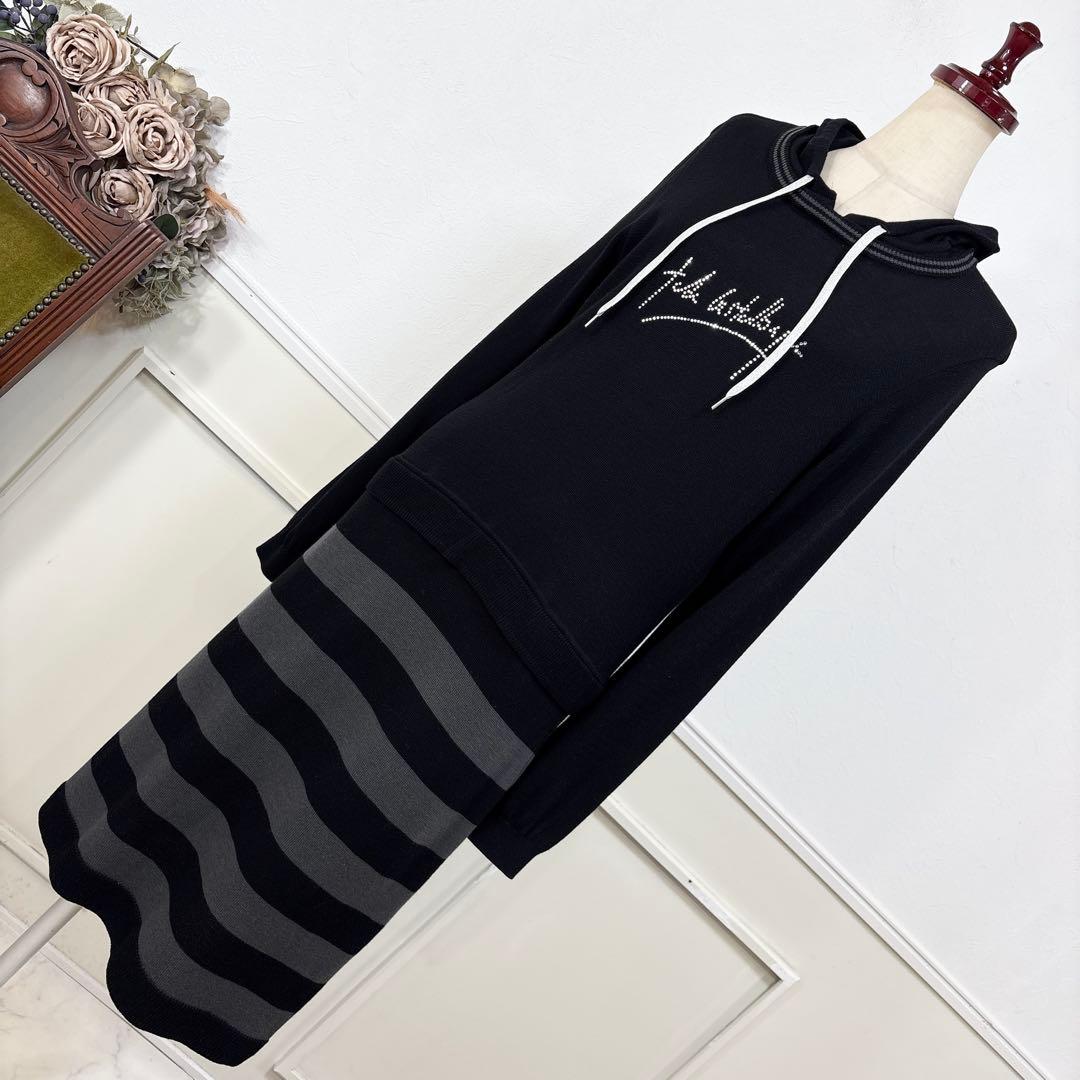 54美品　大きいサイズ　カステルバジャック ゴルフ　ワンピース