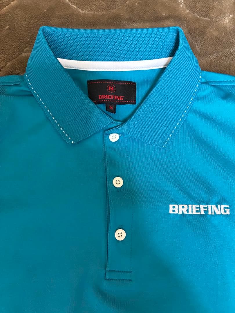 BRIEFING ポロシャツ M 青