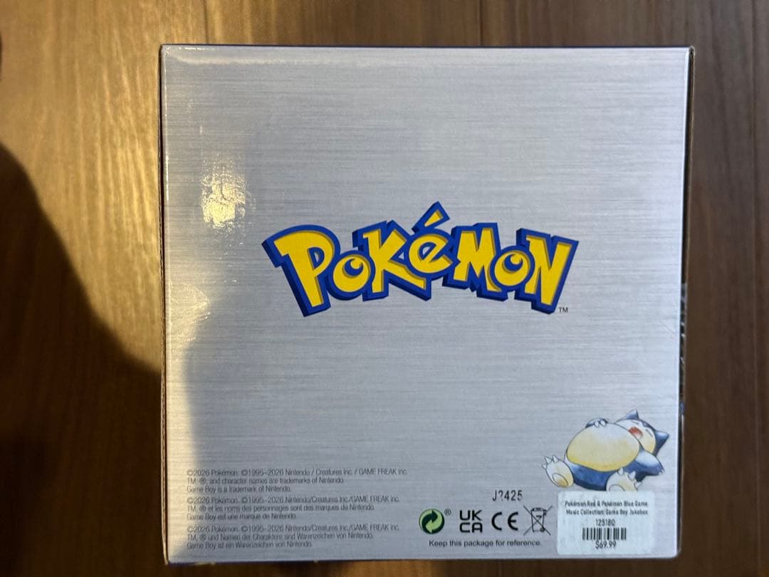 海外版 ポケモン赤・緑 GAME MUSIC GAME BOY型さいせいマシン