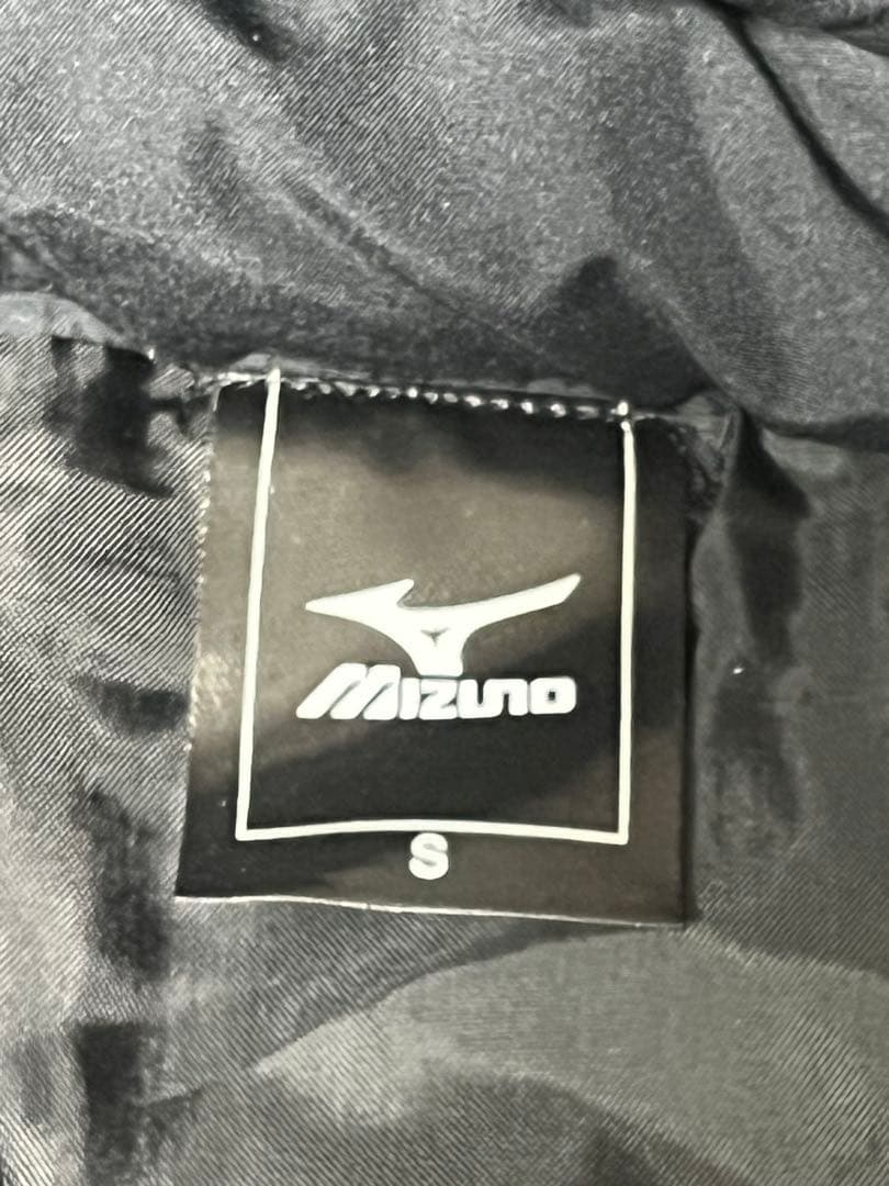 MIZUNO ミズノ ロングダウンコート ベンチコート ブラック Ｓサイズ★美品