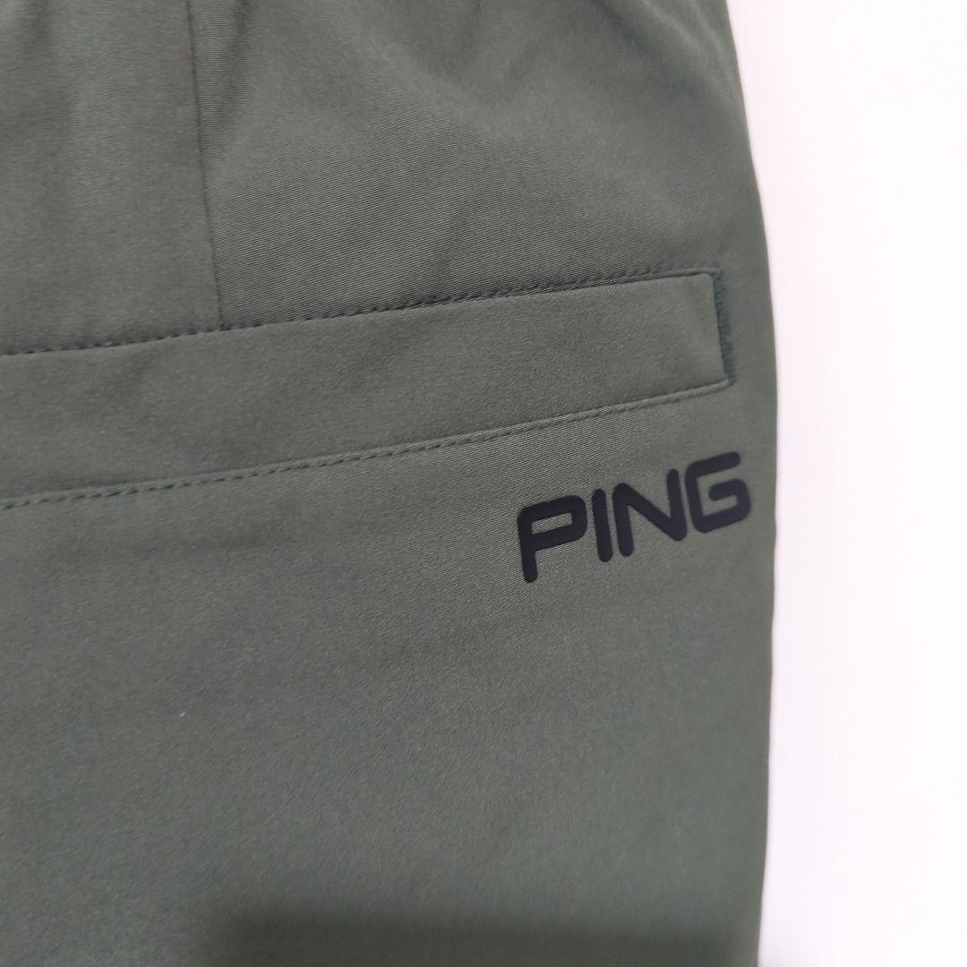 PING ストレッチ グリーンカーキ ゴルフパンツ