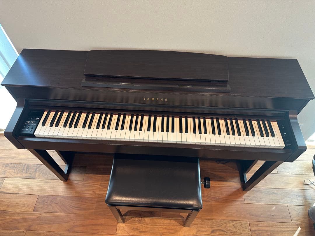 YAMAHA電子ピアノ SCLP-6450 17年製 ダークアルダー調