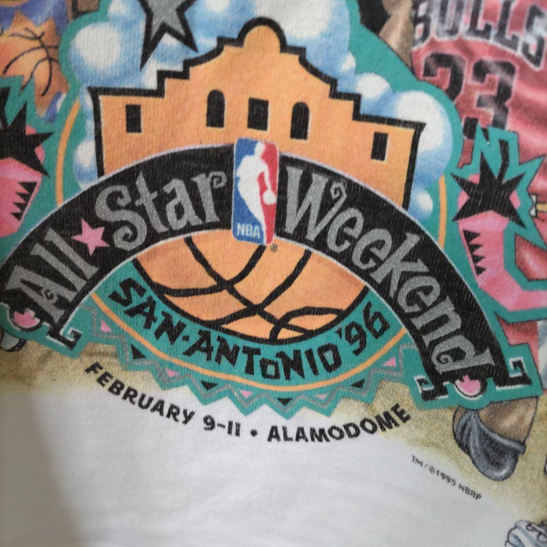 処分価格ヴィンテージNBAオールスター1996マイケルジョーダン 他選手似顔絵