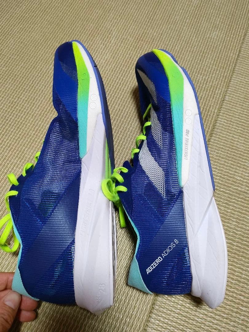 adizero japan8 アディゼロジャパン8 25.5cm 青/緑