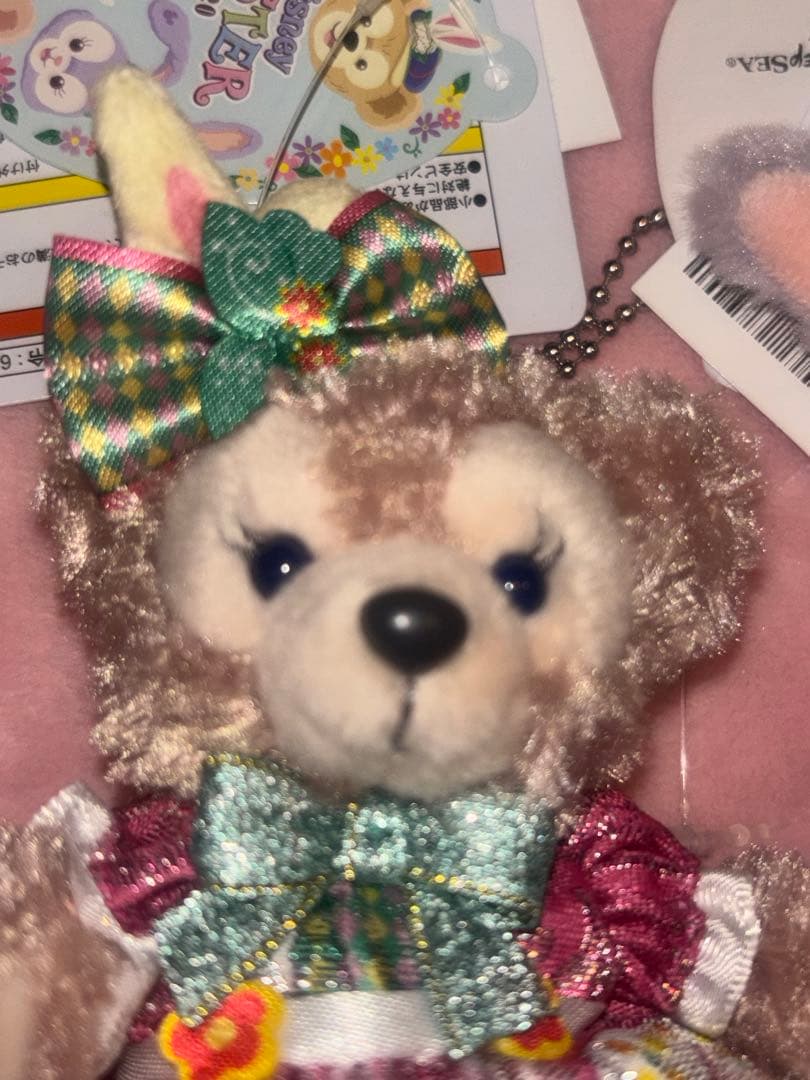 Duffy and Friends ディズニーイースター　ぬいぐるみバッジ