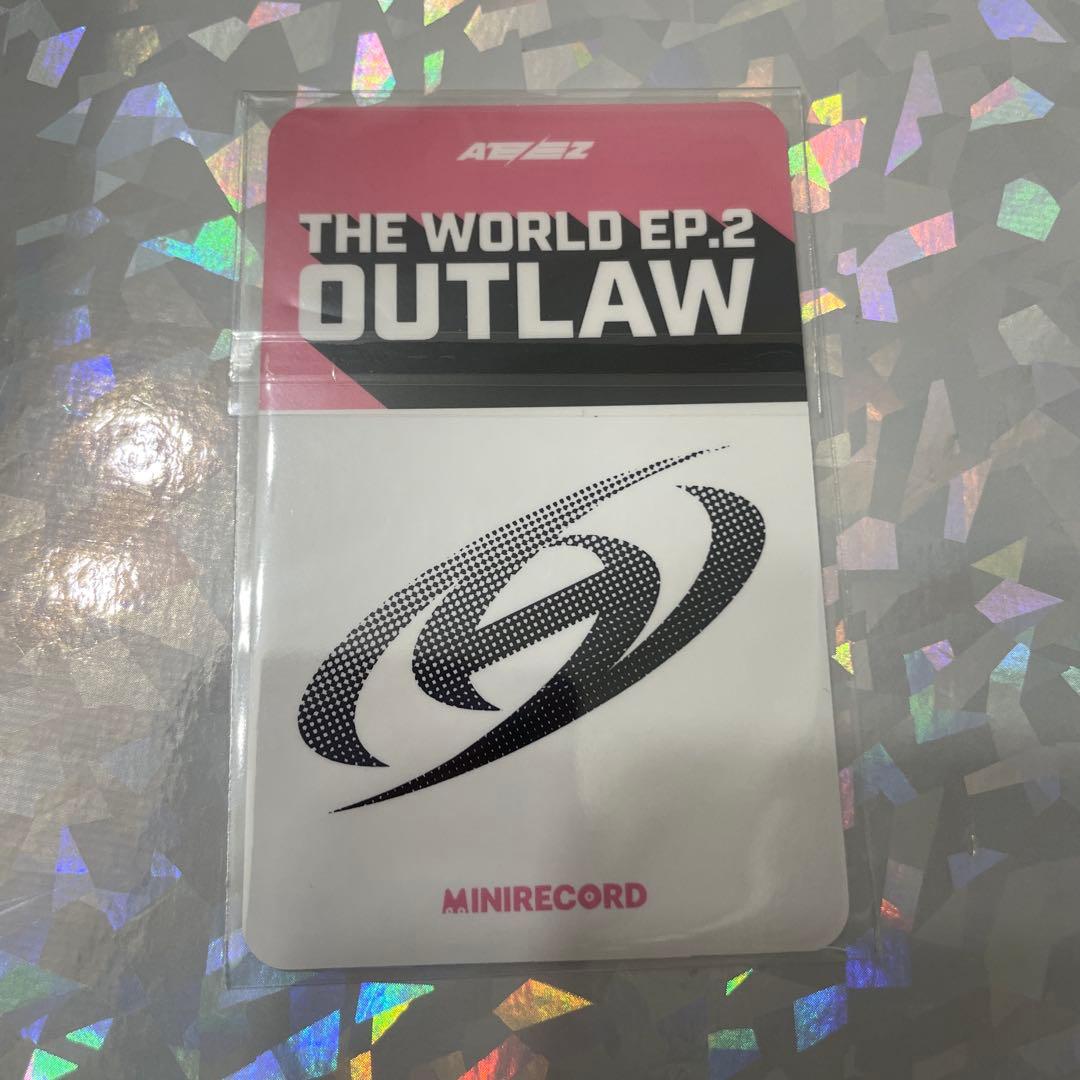 (出回りなし) ateez outlaw minirecord ソンファ