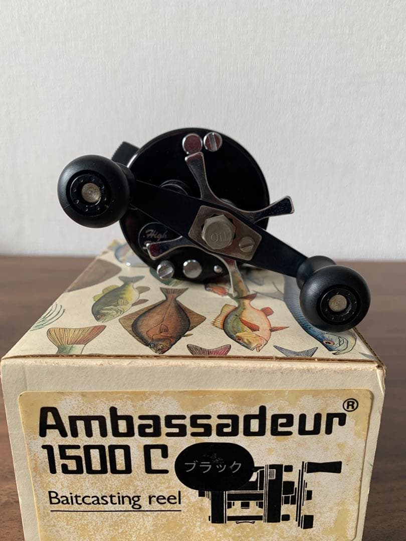 ABU Ambassadeur 1500 C ブラック ベイトリール新品未使用