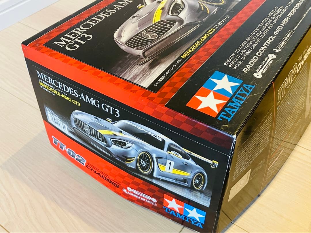 タミヤ 1/10RC MERCEDES-AMG GT3（TT-02シャーシ）
