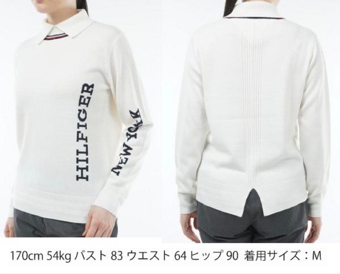 S ☆新品☆ トミーヒルフィガー ゴルフ レディース タートルネックセーター