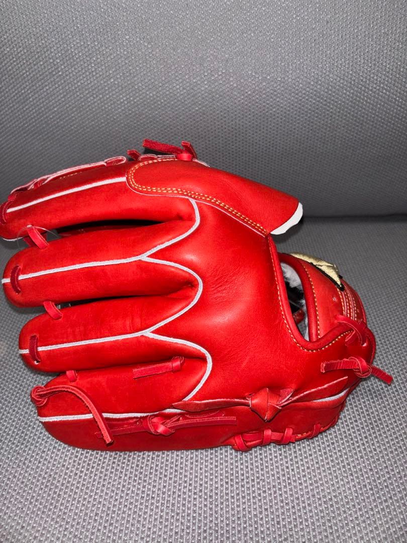 Mizuno Global Elite 赤 軟式グローブ 新品タグ付き