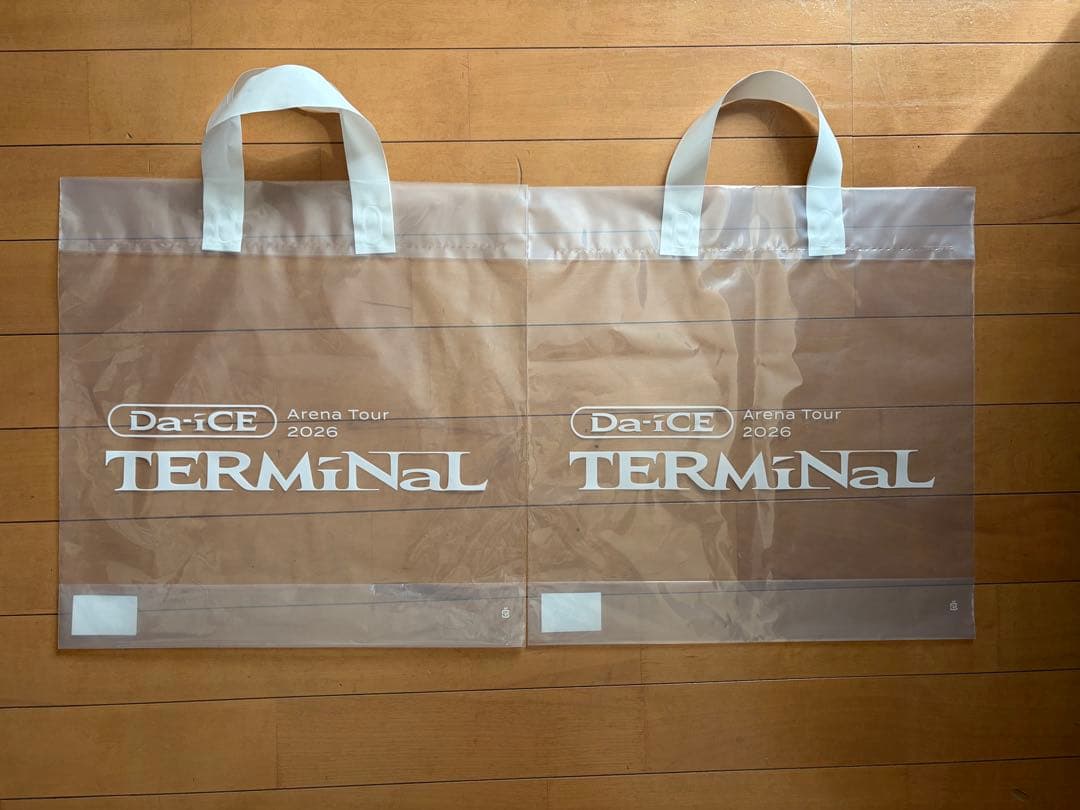 Da-iCE TERMiNaL 3点セット+ ショッパー_WHITE付き