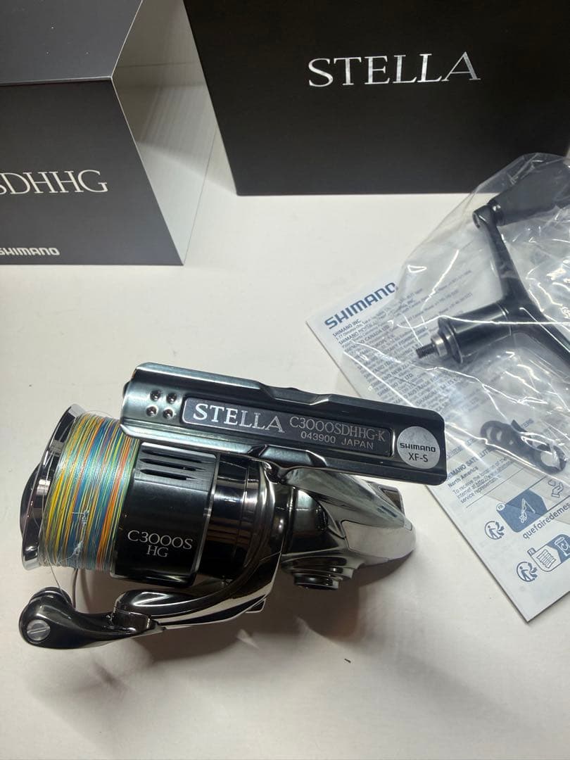 新品　22 ステラ C3000SDHHGと純正2500SHGスプールセット