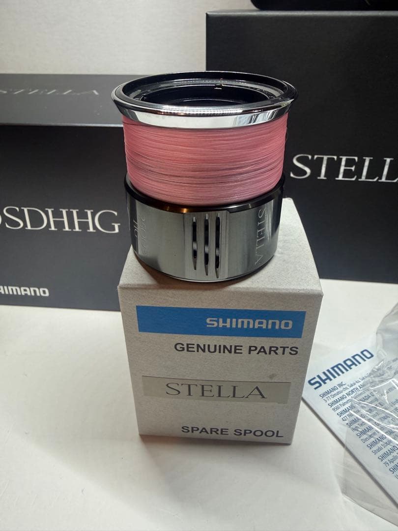 新品　22 ステラ C3000SDHHGと純正2500SHGスプールセット