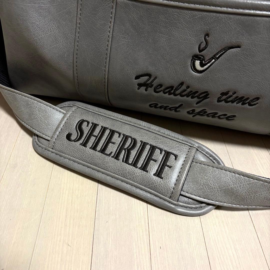 SHERIFF シェリフ　ゴルフバック　ボストンバック　シューズバッグ　グレー