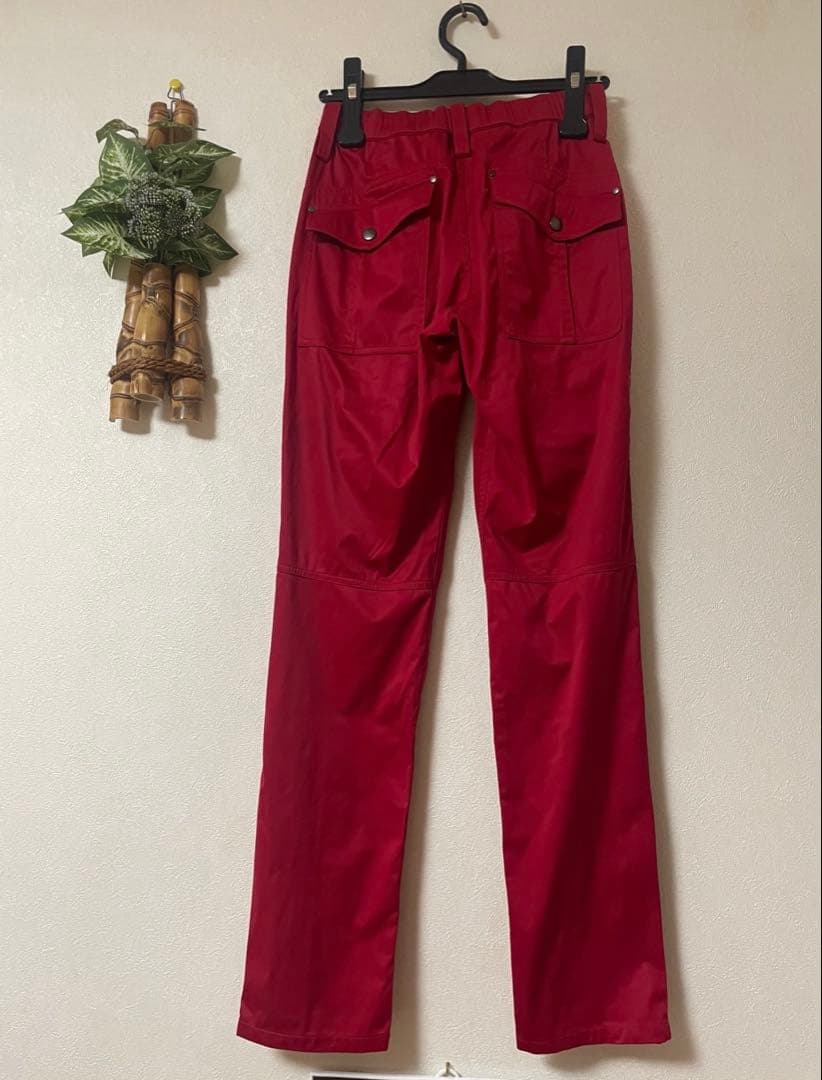パーリーゲイツ　ゴルフ　パンツ　レッド　0 美品