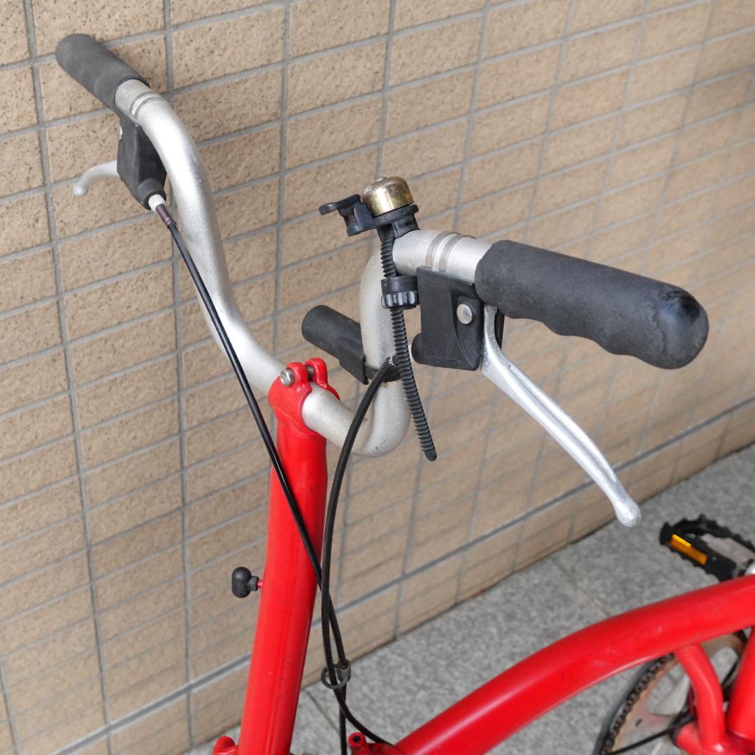 英国製 BROMPTON 赤 M1L ミニベロ 折り畳み 小径車 ブロンプトン
