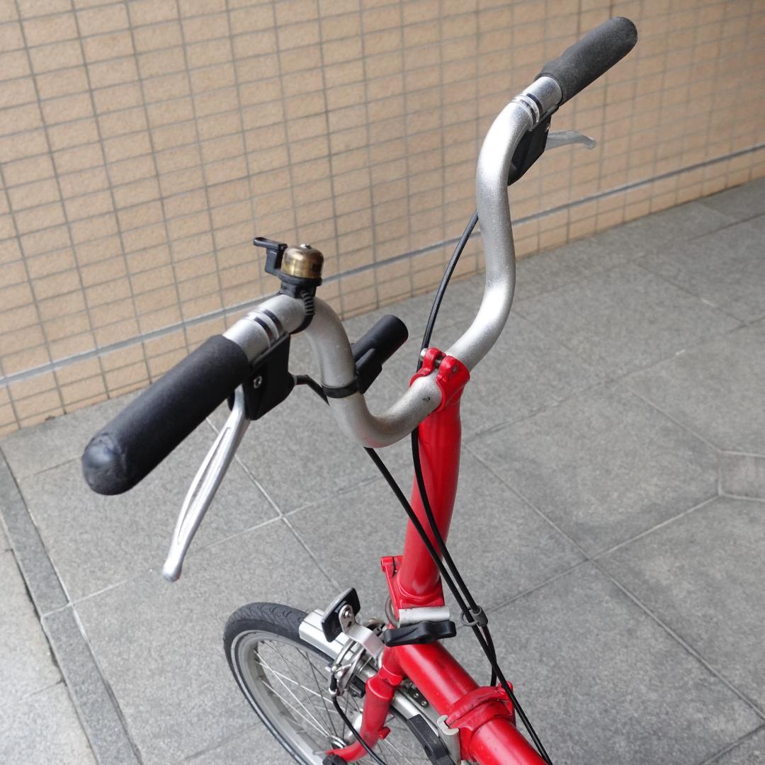 英国製 BROMPTON 赤 M1L ミニベロ 折り畳み 小径車 ブロンプトン
