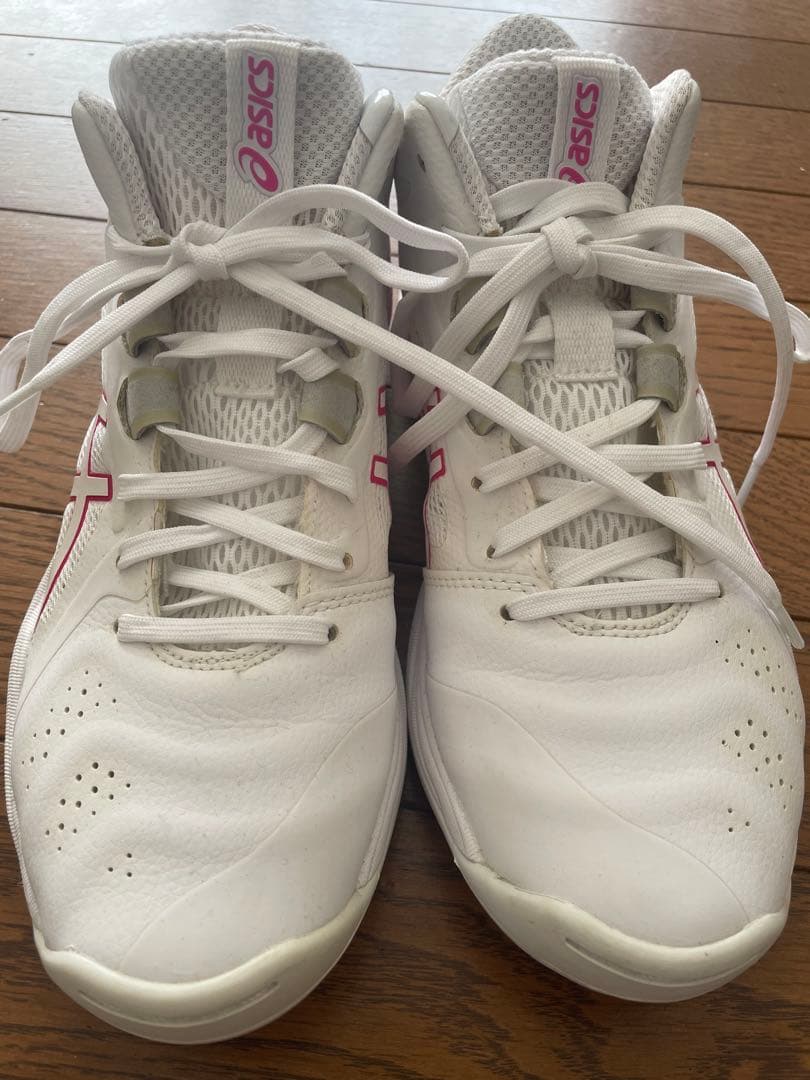 ASICS バスケットボールシューズ 25.0 cm ホワイト/ピンク