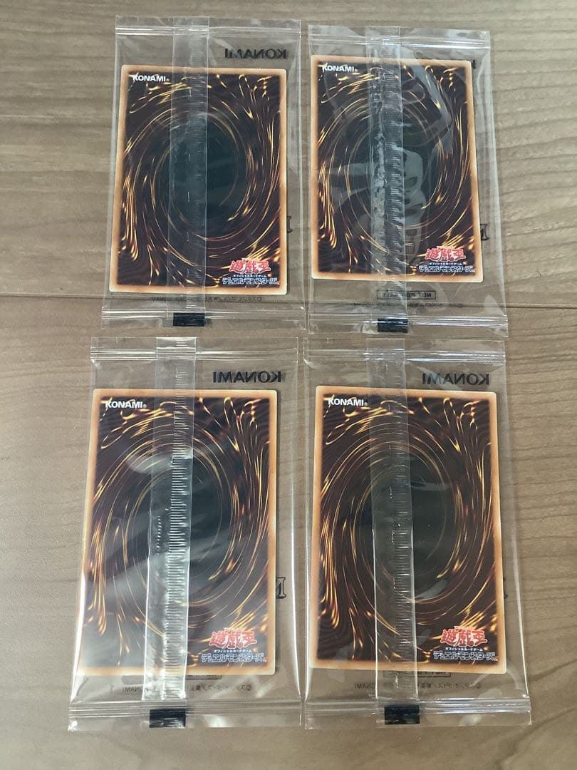 簡易融合 遊戯王 カップヌードル 日清 コラボ 遊戯王OCG　× 4