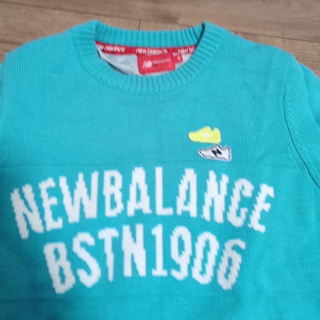 NEW BALANCE ニットセーター ターコイズゴルフ　レディース