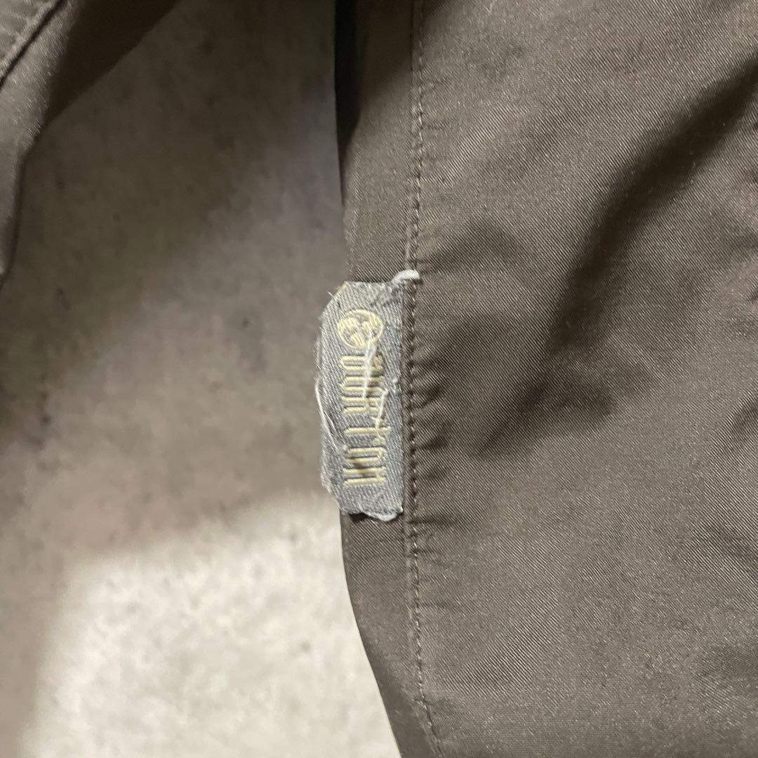 Burtonバートンスキーウェアスノーボードジャケットパーカーフード茶色ブラウン