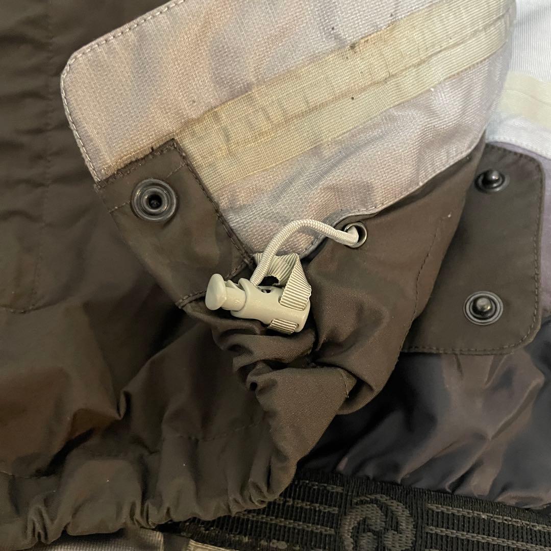 Burtonバートンスキーウェアスノーボードジャケットパーカーフード茶色ブラウン