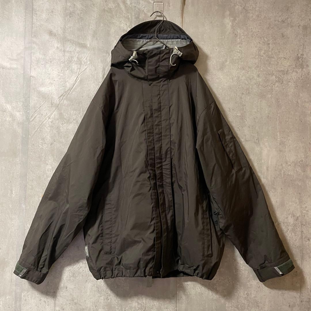 Burtonバートンスキーウェアスノーボードジャケットパーカーフード茶色ブラウン