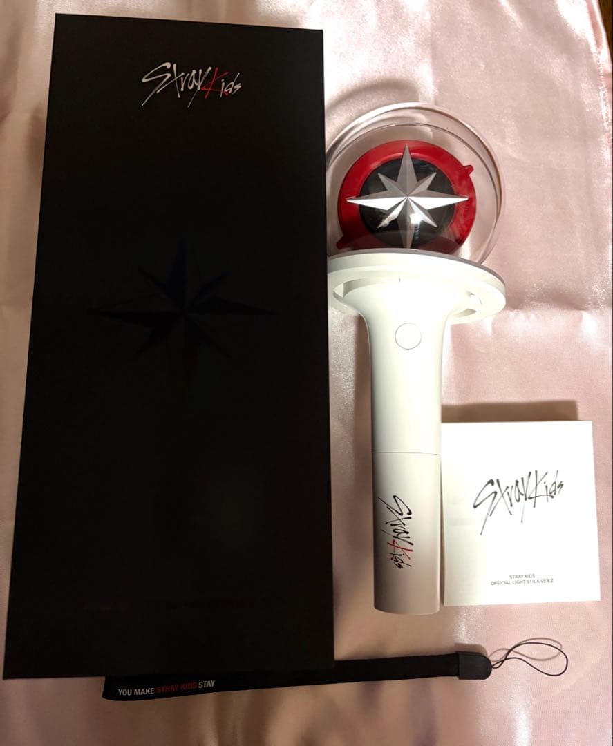 Stray Kids 公式ペンライト ver.1 ver.2 2本セット