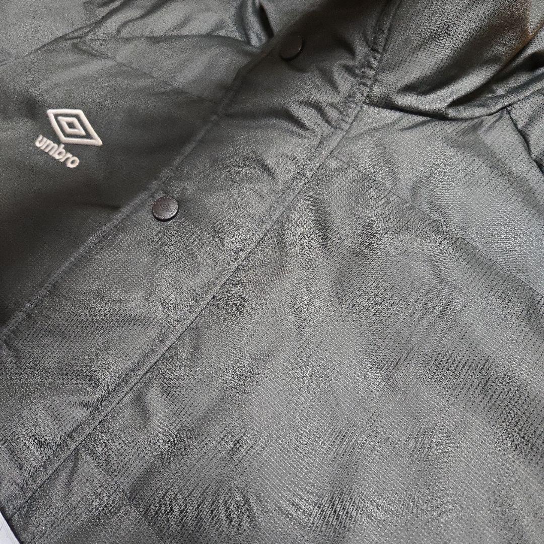 umbro　ベンチコート　ダウンコート　ブラック　O　防寒　ロング　黒