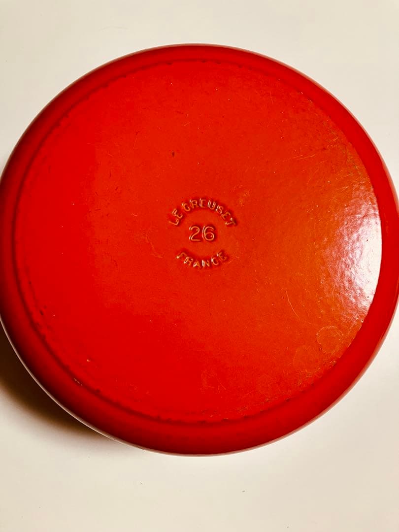 ル・クルーゼ　ココットロンド　26cm オレンジ