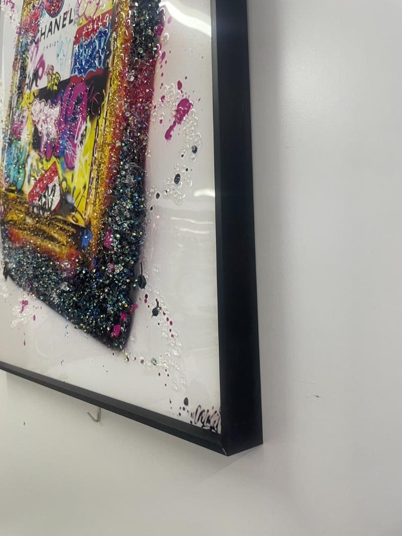 水晶絵　アートパネル　CHANEL　アート　絵画　ポスター　シャネル　絵　香水