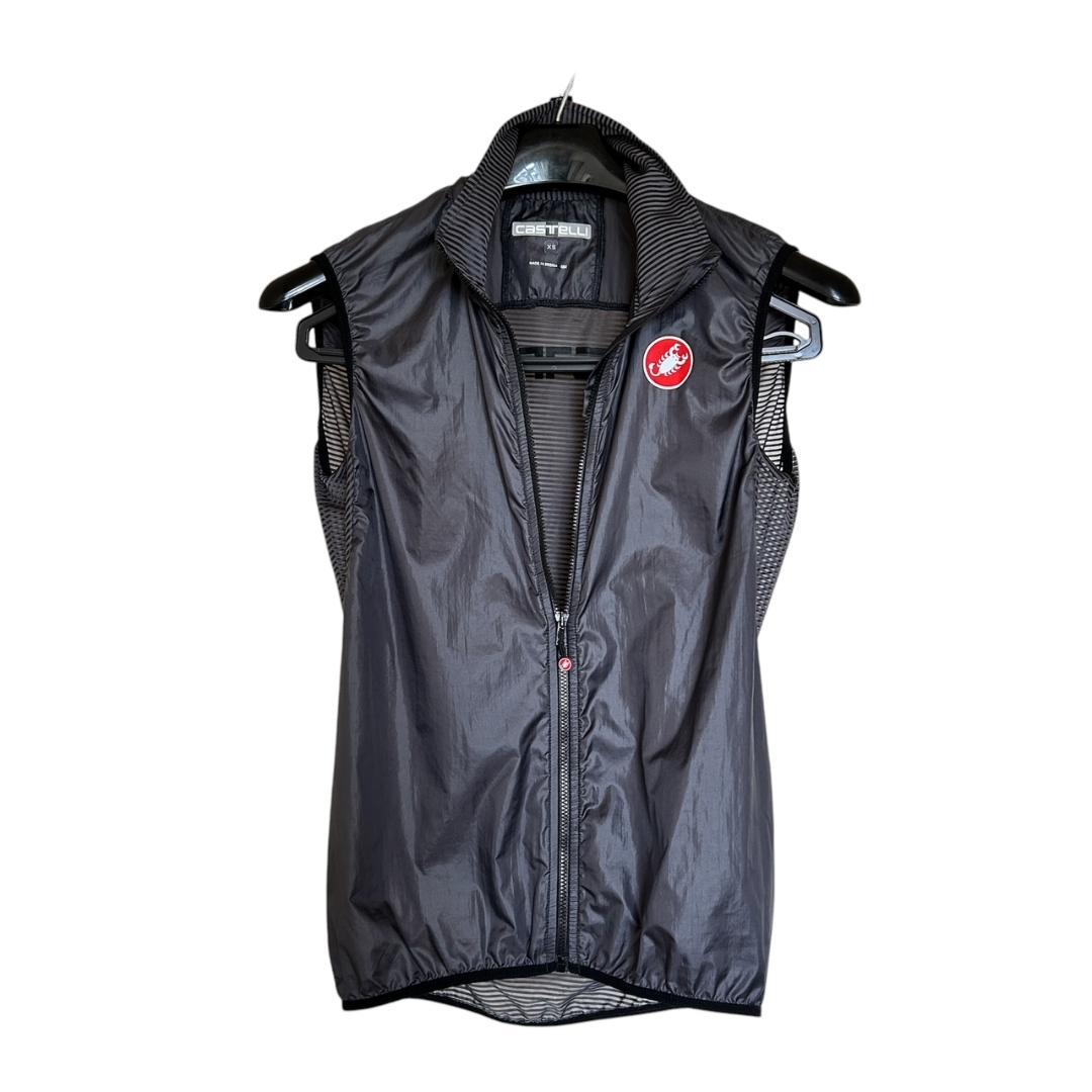 Castelli ウィンドジレ　ARIA VEST XS ダークグレー