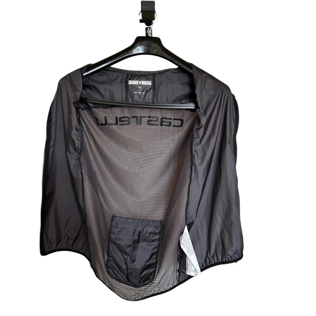 Castelli ウィンドジレ　ARIA VEST XS ダークグレー