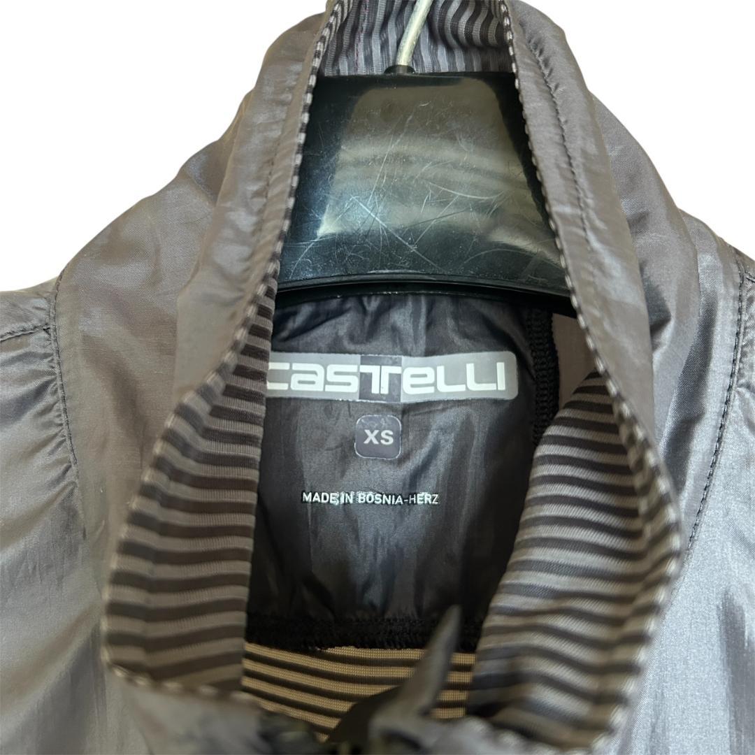Castelli ウィンドジレ　ARIA VEST XS ダークグレー