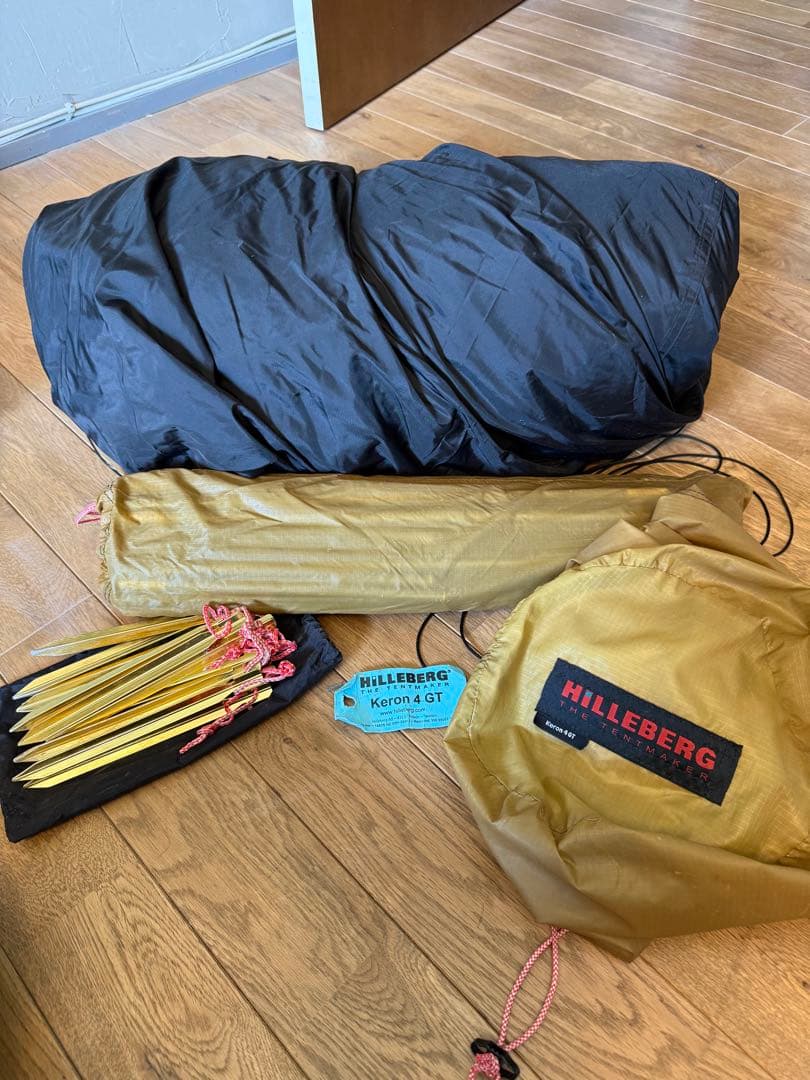 希少ヒルバーグ ケロン4gt 旧サンドカラーhilleberg keron4gt