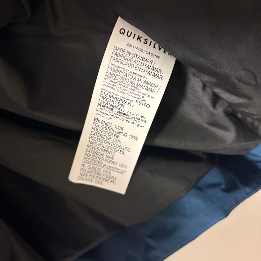 新品 大特価 クイックシルバー ゴアテックス スノーボードジャケット Mサイズ