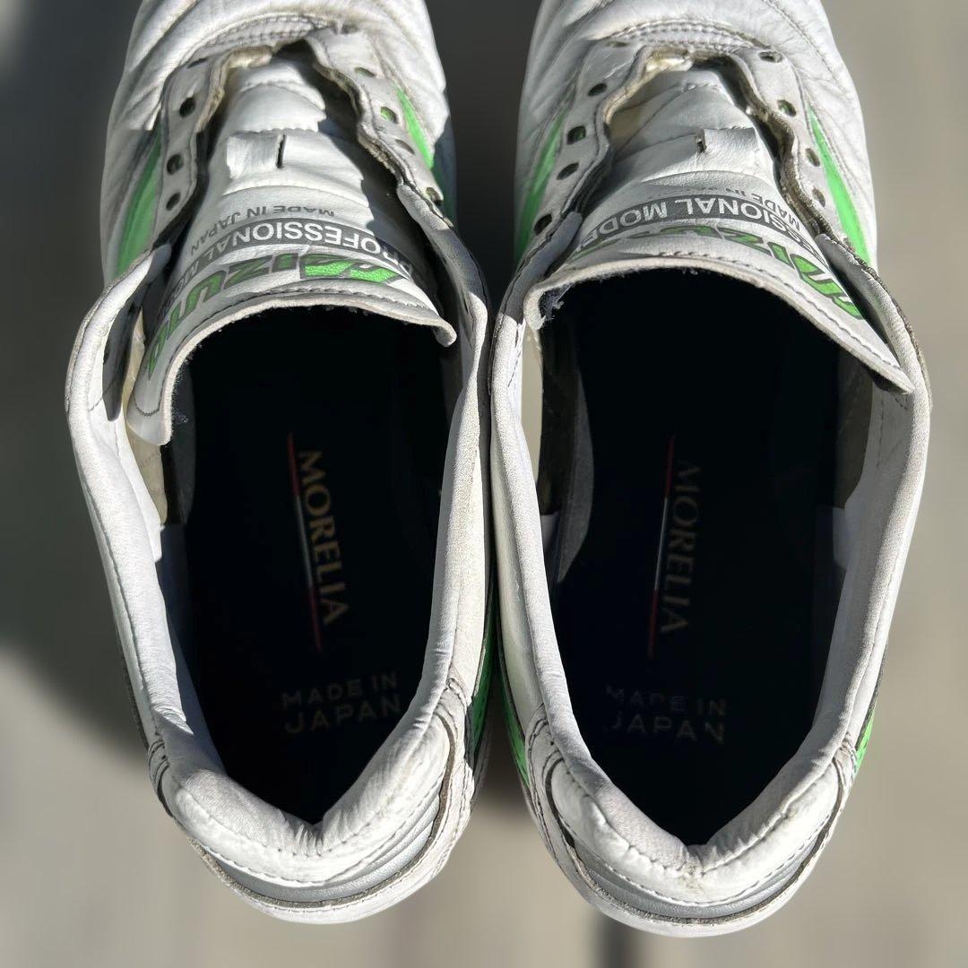 こ*き様 Mizuno モレリア2JAPAN 限定 サッカーシューズ ホワイト/