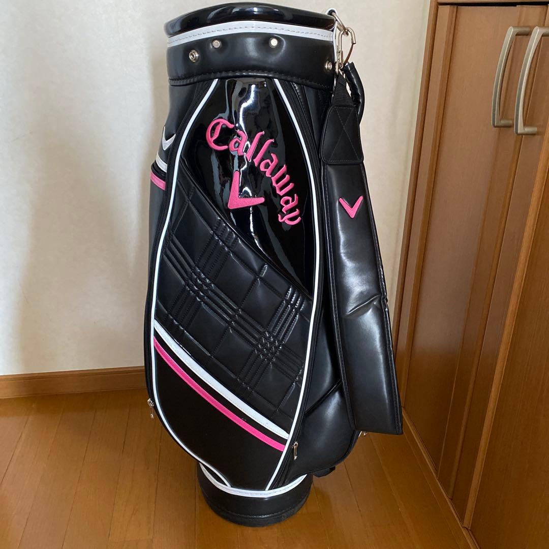 Callaway ゴルフバッグ レディース ブラック ピンク