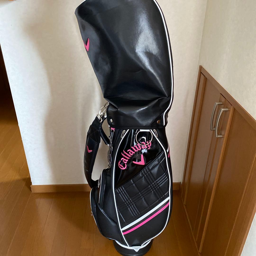 Callaway ゴルフバッグ レディース ブラック ピンク