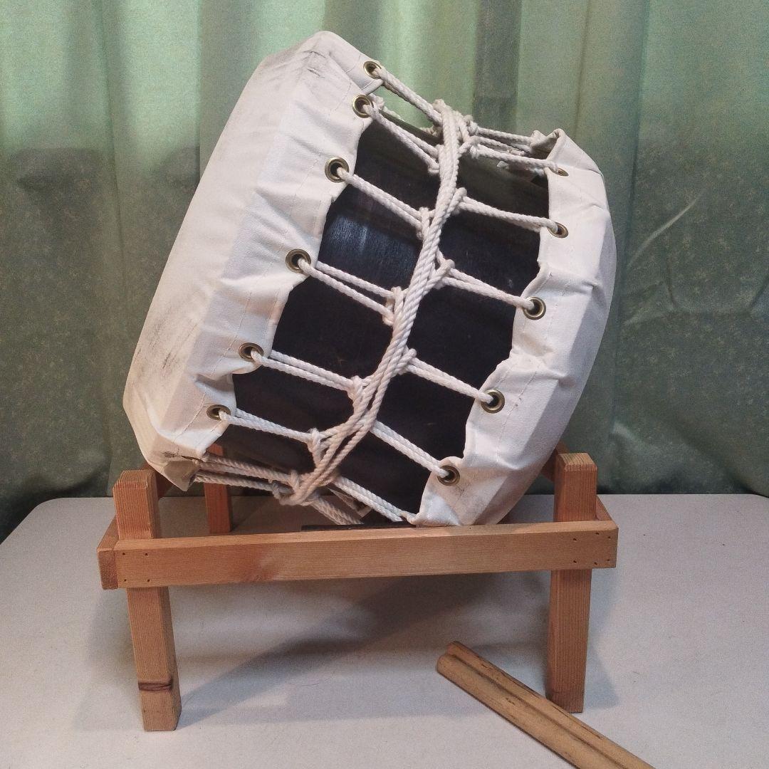 締太鼓　台　鉢付　ちょっと大き目