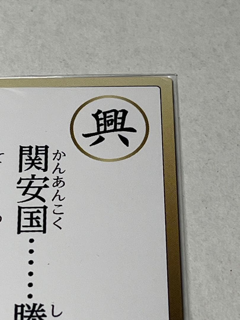 【蜀】関興・張苞☆英傑カルタ☆三國無双８特典