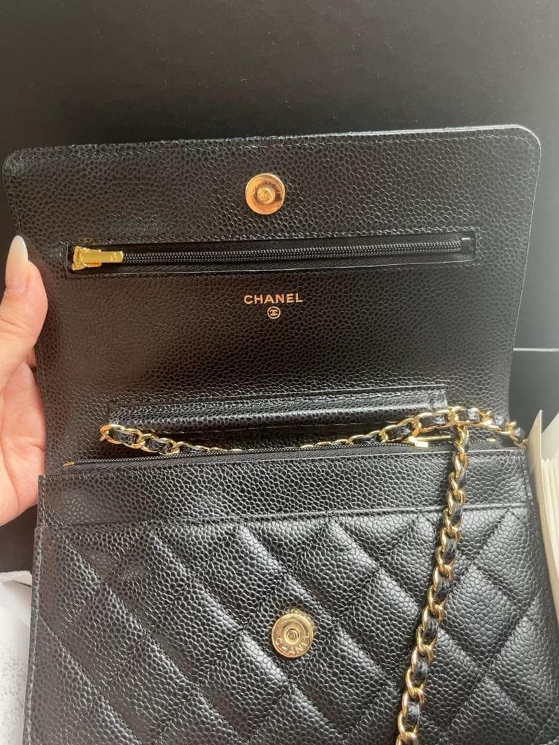 CHANEL チェーンウォレットゴールド金具*-*~