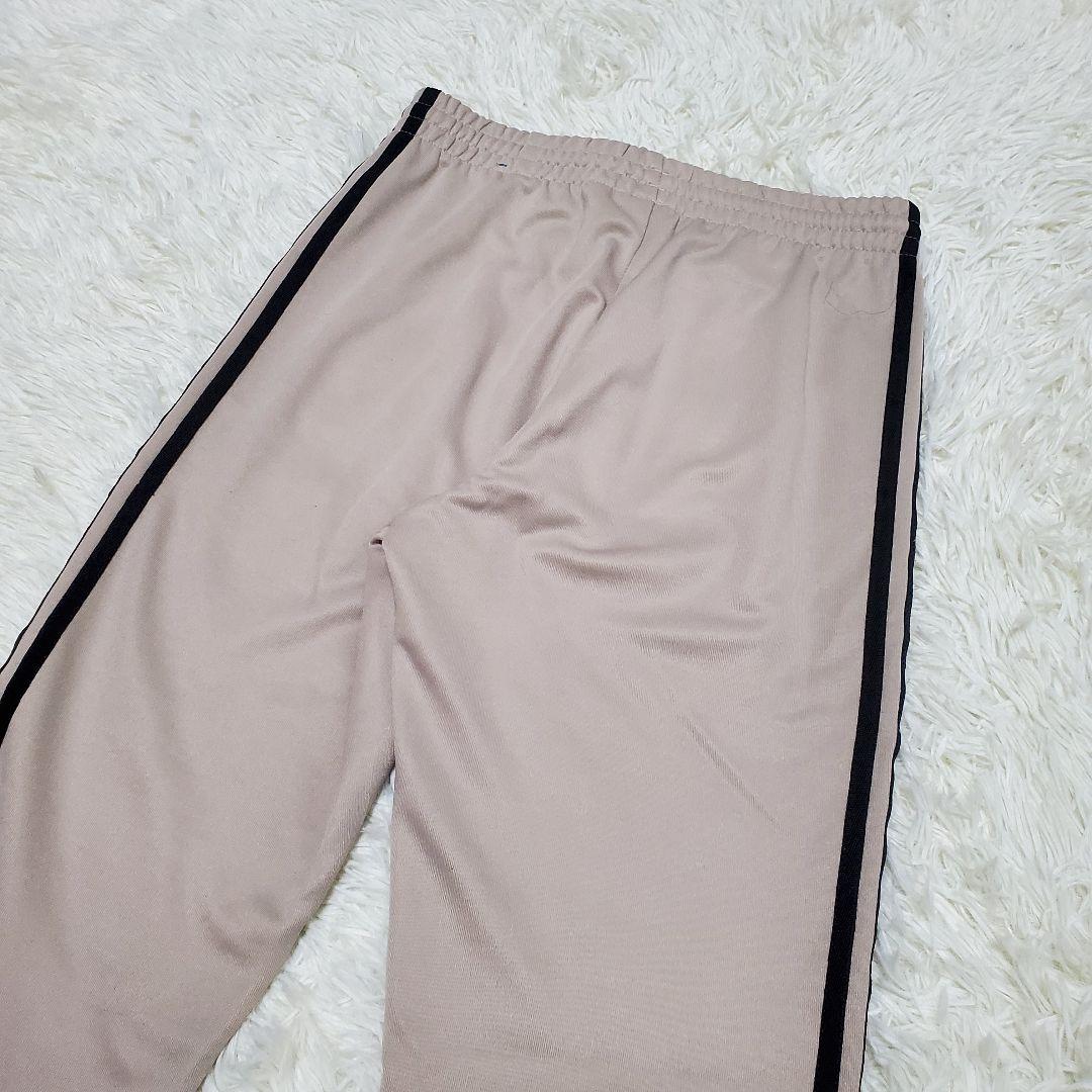 ■adidas ベージュ ジャージパンツ 3本ライン トレフォイル 美品