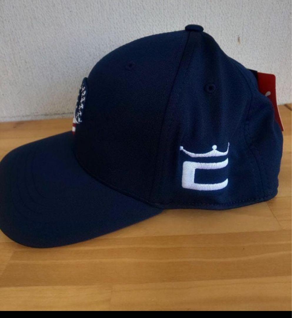 USプーマ コブラ21年全米OP仕様 Pars & Stripes Cap 紺