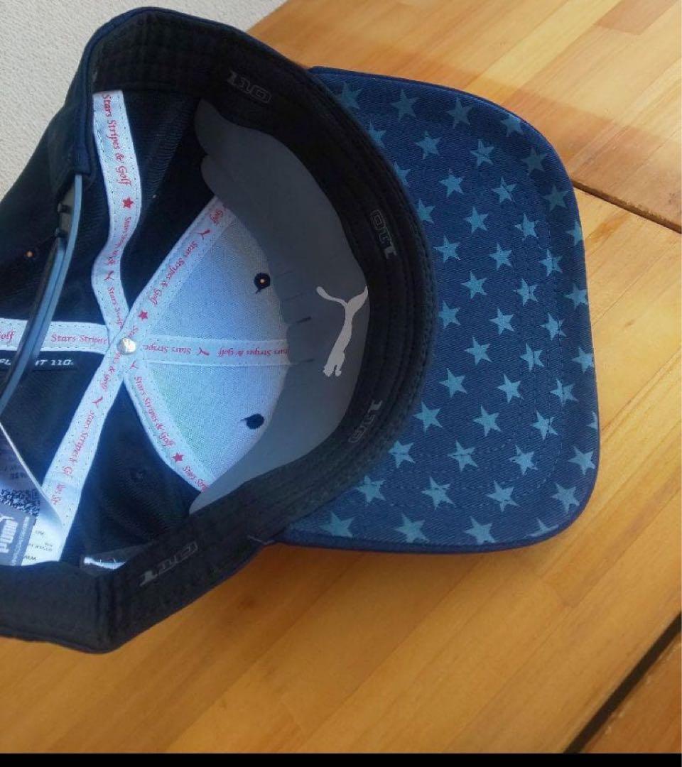 USプーマ コブラ21年全米OP仕様 Pars & Stripes Cap 紺