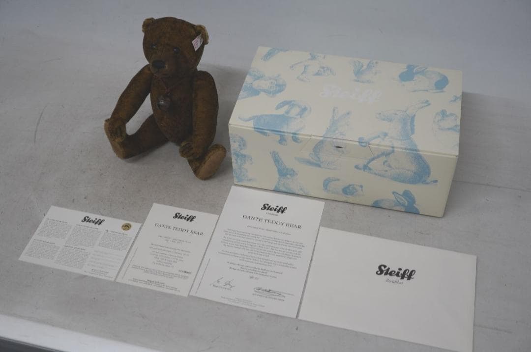 【M02-18】 Steiff シュタイフ ダンテ テディベア ぬいぐるみ