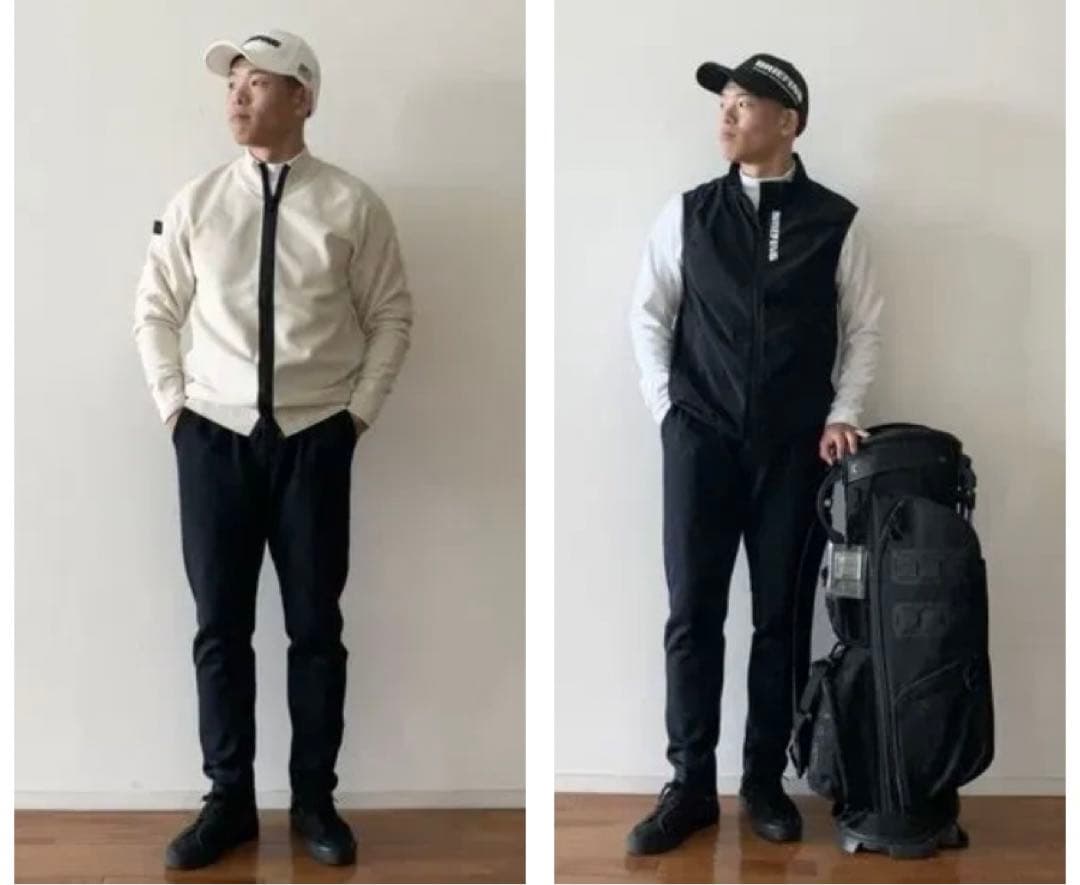 【新品正規品】ブリーフィング ゴルフパンツ メンズ スリムパンツ 3Dロゴ