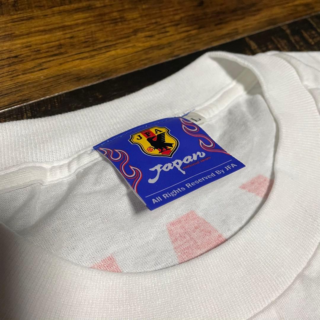 90s 浦和レッズ　日本代表 野人 岡野 雅行 Tシャツ ワールドカップ