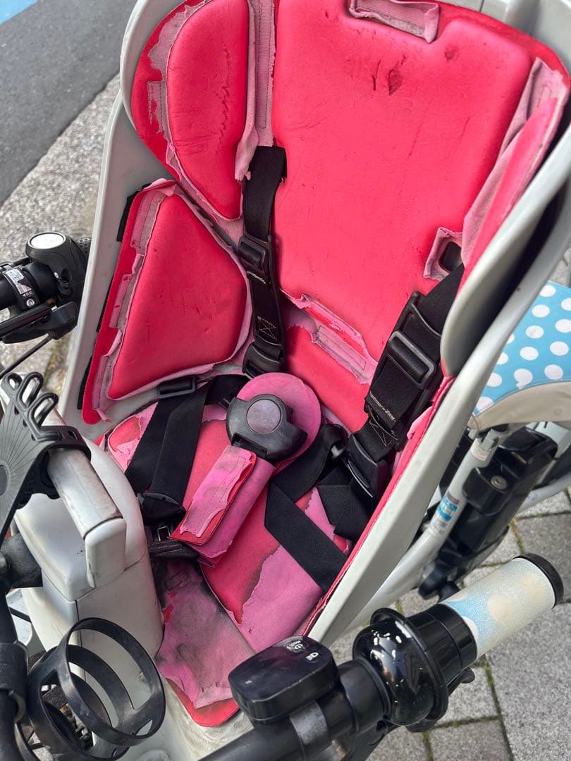 ビッケ　電動アシスト自転車 チャイルドシート2つ付き　※引き取り専用です！